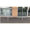 Image 2 : 48" X 77" STANDING METAL BARRIER CAN BE HOOKED TOGETHER WITH OTHERS