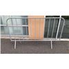 Image 3 : 48" X 77" STANDING METAL BARRIER CAN BE HOOKED TOGETHER WITH OTHERS