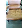 Image 2 : BROWN LEATHER ARM CHAIR