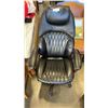 Image 2 : BLACK LEATHER OFFICE CHAIR