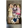 Image 2 : METAL DOLL BABY PRAM AND 5 COLLECTIBLE DOLLS