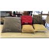 Image 1 : LOT OF THROW PILLOWS AND SEAT CUSHIONS