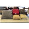 Image 1 : LOT OF THROW PILLOWS AND SEAT CUSHIONS