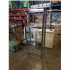 Image 1 : 4 TIER METAL AND GLASS SHELF