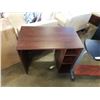 Image 2 : SINGLE SIZE DESK W/ ROLLING SIDE TABLE