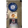 Image 2 : CANUCKS LOT - CHIP/ DIP BOWL, TATTOOS, CAR FLAGS, TABLECLOTH, TOOTHBRUSH, ORNAMENT, PENCILS, CALENDA