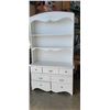 Image 1 : WHITE 7 DRAWER DRESSER W/ HUTCH