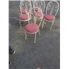 Image 2 : SET OF 6 VINTAGE ICE CREAM PARLOUR CHAIRS