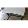 Image 1 : WHITE ELECTRIC LIFT DESK WITH WIRELESS CHARGING PAD TESTED AND WORKING