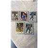 Image 1 : 5 COLLECTIBLE 1970S MARK MESSIER HOCKEY CARDS