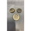 Image 1 : 1967 AND 1972 KENNEDY HALF DOLLARS AND 1978 DOLLAR COIN