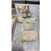 Image 2 : ANTIQUE WATSONS KNITTED BABY OUTFIT, AND LA PARISETTE INFANT SHOES