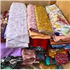 Image 1 : 500metres MIXED LOT PRINTED & FLORAL CREPE & POLYESTER