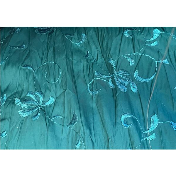 250metres EMBROIDERED CRINKLE CREPE MATERIAL