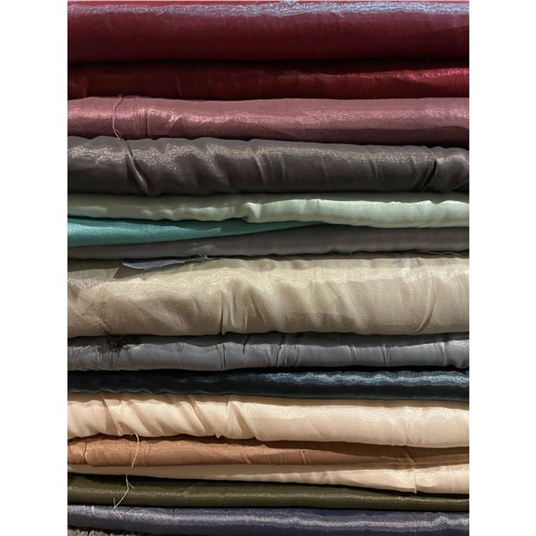 BEAUTIFUL TWO-TONE METALLIC EFFECT FABRIC