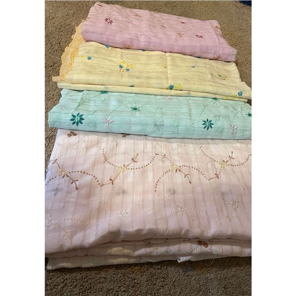 50 UNSTITCHED EMBROIDERED SUIT MATERIAL  (KAMEEZ, SALWAR, DUPUTTA) 7M