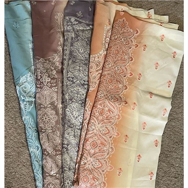 50 UNSTITCHED EMBROIDERED SUIT MATERIAL  (KAMEEZ, SALWAR, DUPUTTA) 7M