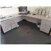 Image 2 : Grey Mica L-Shaped Desk