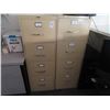 Image 1 : Tan 4 Drawer Legal File Cabinets - 2