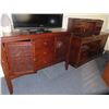 Image 2 : Mahogany Buffet Cabinets - 2 w/Upper