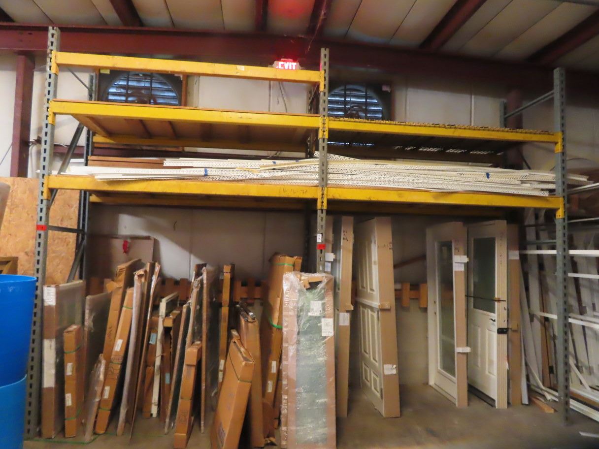 2- 8' x 12' Pallet Rack Sections, 3 Uprights/10 Crossbeams - 2 X