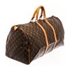 Image 3 : Louis Vuitton Keepall 55 Duffle Bag Brown Monogram Coated Canvas