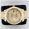 Image 2 : Rolex Oyster Perpetual Day-Date Wristwatch Yellow Gold Fluted Band