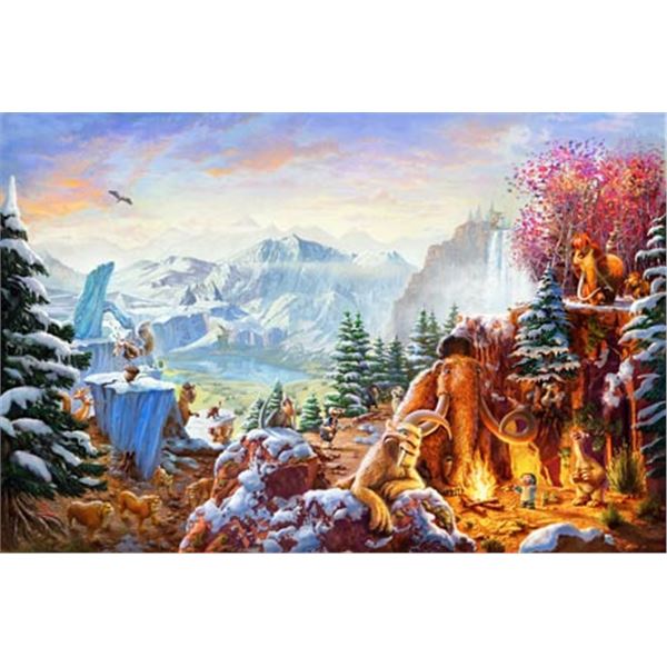 Ice Age by Thomas Kinkade