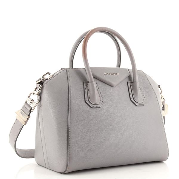 Givenchy Antigona Bag Leather Small Shoulder Bag grey leather