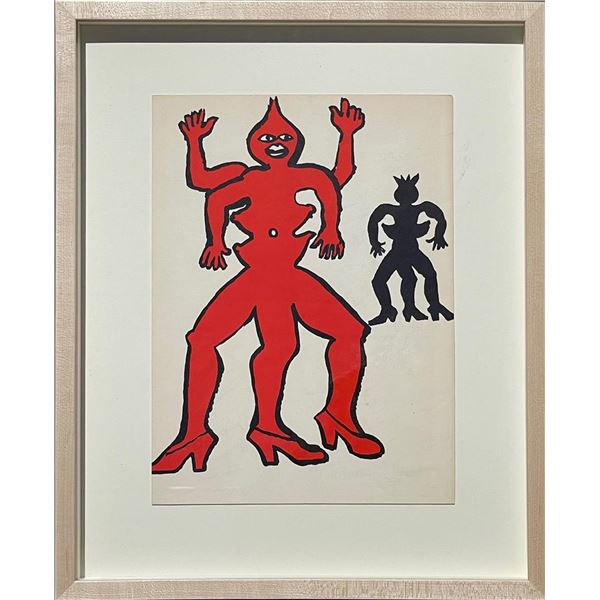 Alexander Calder Red Figures 1