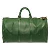 Image 1 : Louis Vuitton Keepall 50 Boston Bag Green Epi Leather