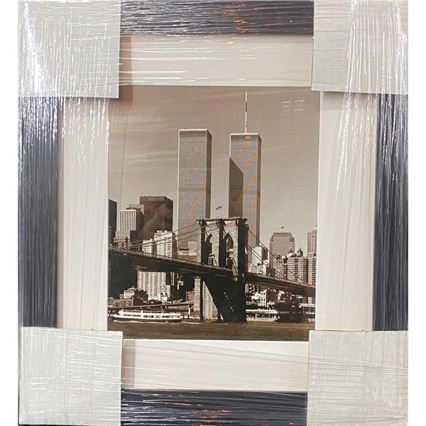 World Trade Center/Brooklyn Bridge (Framed) by Gritsik, Walter