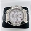 Image 2 : Rolex Daytona 18k White Gold MoP Dial with Leather Strap Wristwatch (Very Rare)