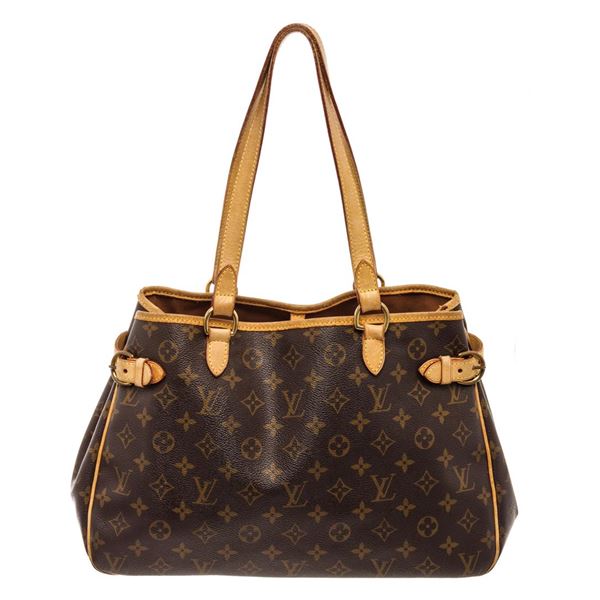 Louis Vuitton Batignolles Tote Brown Monogram Coated Canvas