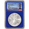 Image 1 : 2020(S) $1 American Silver Eagle Coin NGC MS70 FDOI San Francisco Mint Blue Core