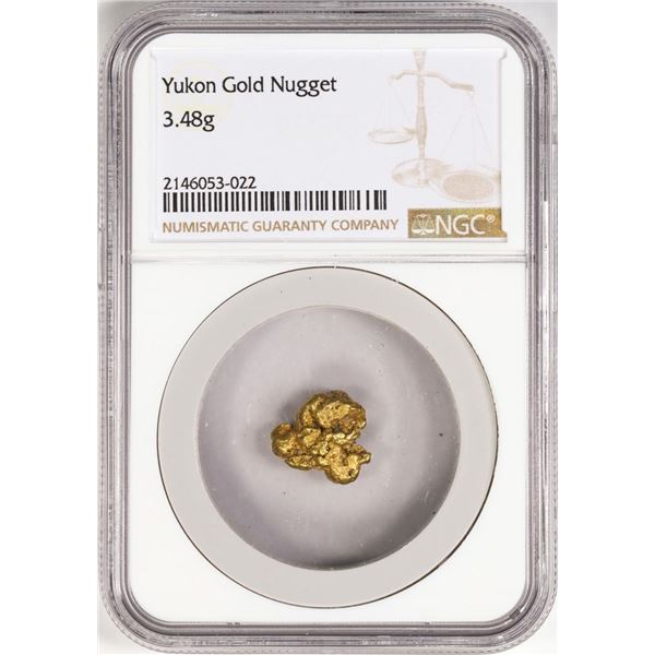 3.48 Gram Yukon Gold Nugget NGC Graded