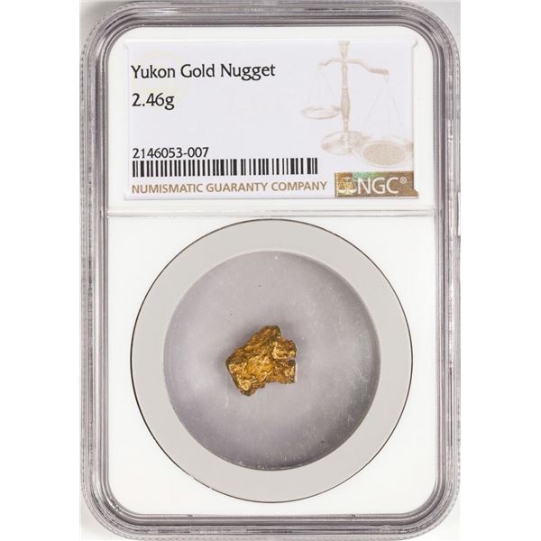 2.46 Gram Yukon Gold Nugget NGC Graded