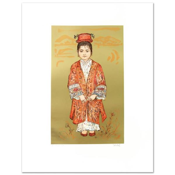Edna Hibel (1917-2014) "Sun Ming Tsai of Beijing" Limited Edition Lithograph on Paper
