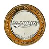 Image 2 : .999 Silver Aladdin Resort Casino Las Vegas, NV $10 Limited Edition Gaming Token