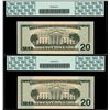 Image 2 : Lot of (2) 2004 $20 Federal Reserve STAR Notes PCGS Graded