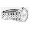 Image 4 : Rolex Mens Stainless Steel Silver Index Diamond Datejust Wristwatch