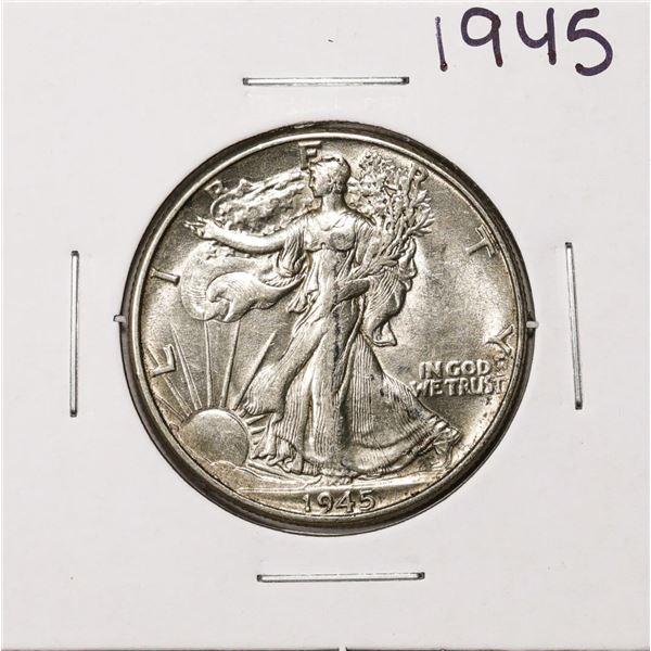 1945 Walking Liberty Half Dollar Coin