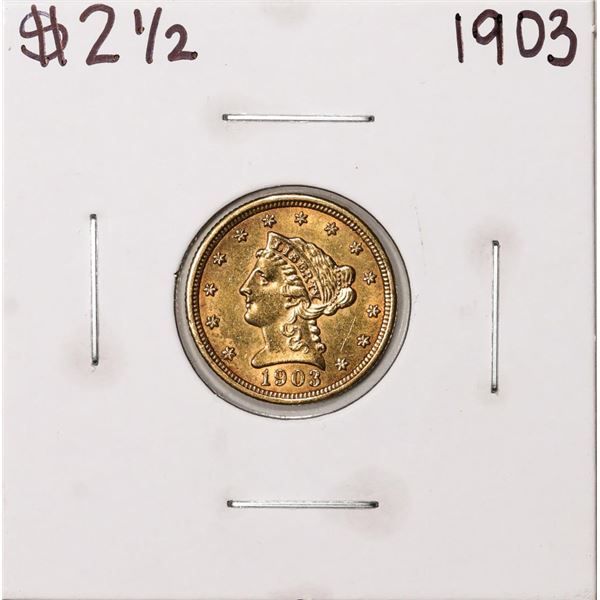 1903 $2 1/2 Liberty Head Quarter Eagle Gold Coin