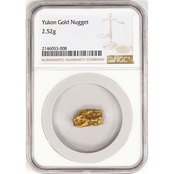 2.52 Gram Yukon Gold Nugget NGC Graded