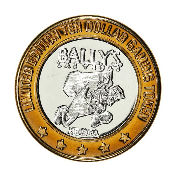 .999 Fine Silver Bally's Las Vegas, Nevada $10 Limited Edition Gaming Token