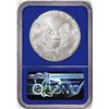 Image 2 : 2020(S) $1 American Silver Eagle Coin NGC MS70 FDOI San Francisco Mint Blue Core