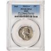 Image 1 : 1965 SMS Washington Quarter Coin Mint Error 8% Clipped Planchet PCGS SP62