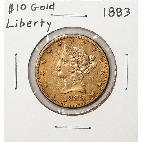 1883 $10 Liberty Head Eagle Gold Coin