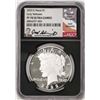 Image 1 : 2023-S $1 Proof Peace Silver Dollar Coin NGC PF70 Ultra Cameo ER Iskowitz Signature