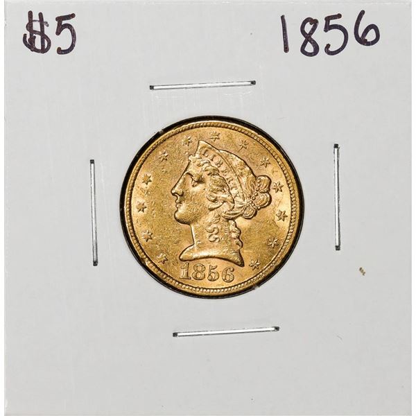 1856 $5 Liberty Head Half Eagle Gold Coin